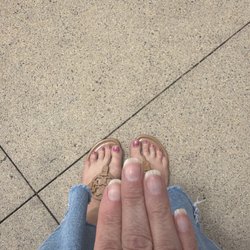 Twin Oaks Nails and Spa - Pretty color for toes and a buff for fingers