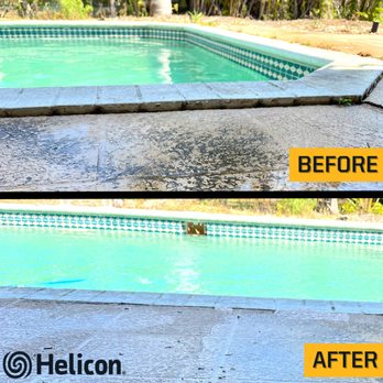 Helicon - Pool deck lift, before and after - General Contractors Near Me - Tampa, Florida Helicon - Pool deck lift, before and after - General Contractors Near Me - Tampa, Florida