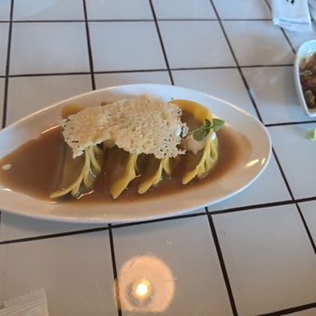 Junah - Potstickers were super lackluster. Bland. Dumpling wrapper was chewy. The sauce was tasty - Japanese Near Me - Salt Lake City, Utah