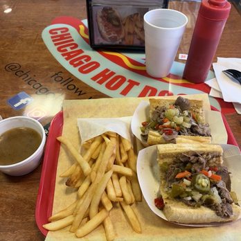 Chicago Hot Dogs - Italian sandwich meal for the side of Sauce - Hot Dogs Near Me - San Antonio, Texas