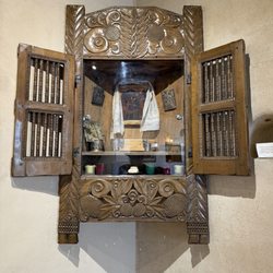Taos Art Museum at Fechin House - Fechin cabinet