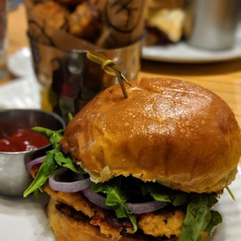 Innovo Kitchen - Innovo Salmon Burger! - American Near Me - Latham, New York Innovo Kitchen - Innovo Salmon Burger! - American Near Me - Latham, New York