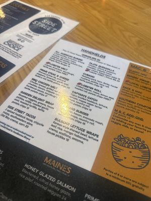 Menu photo 2 Side Street Cafe Bar Harbor, ME