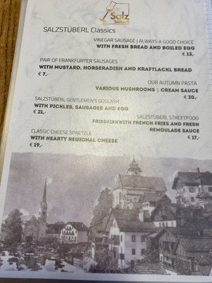Menu photo 1 Salz Stuberl Hallstatt, 4