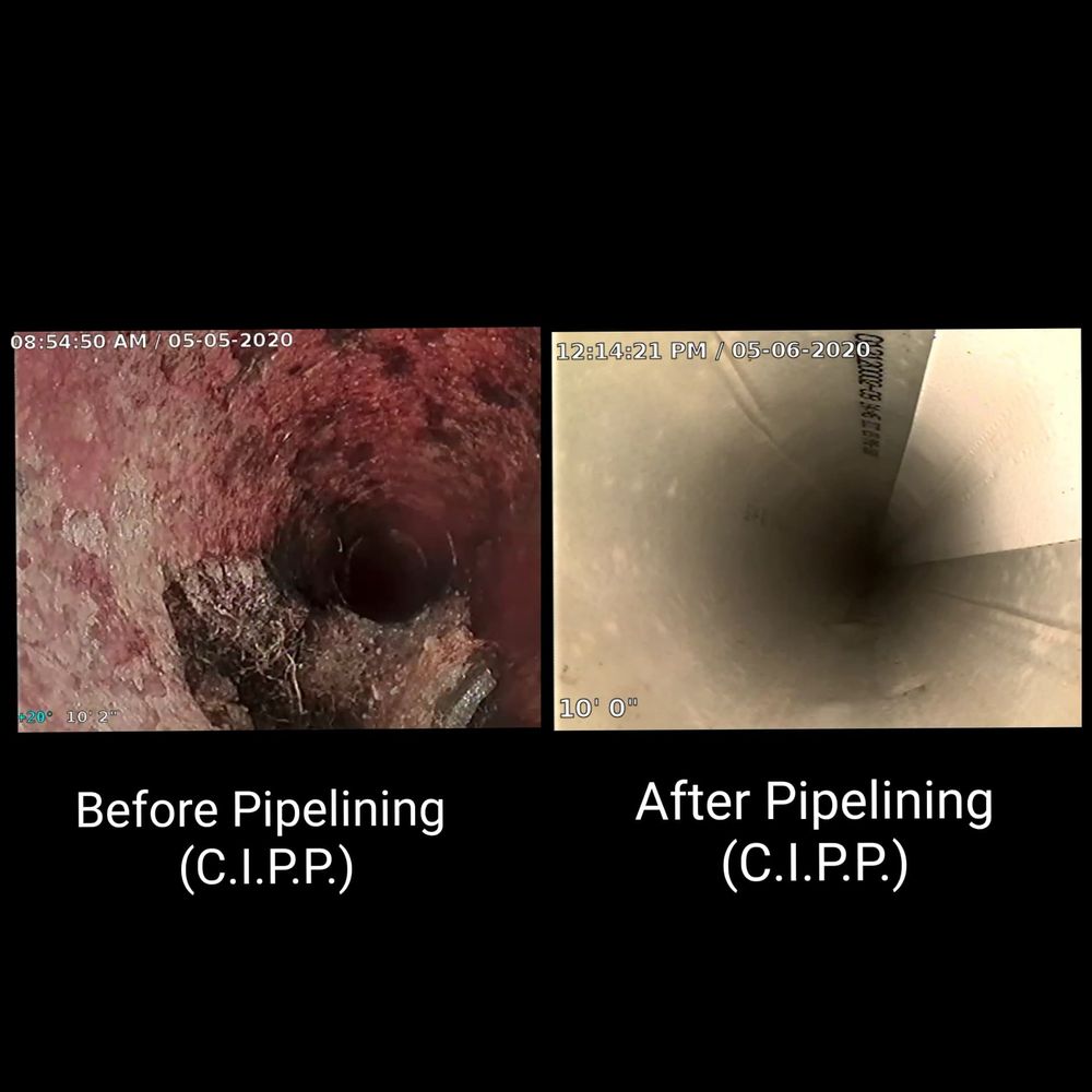 Slide of Pipeline Drain Cleaning