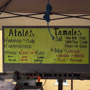 Deanna’s - a menu at a food stand - Mexican Near Me - Toughkenamon, Pennsylvania