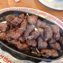Beef Cube Steak With Fried Rice
