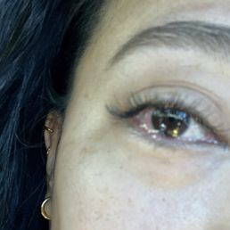Immediately after lash treatment Immediately after lash treatment