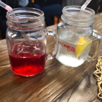 KitchenCray Cafe - You get mason jars to drink out of. They have Mimosas and Sangria, but I didn't try those. - Breakfast & Brunch Near Me - Lanham, Maryland KitchenCray Cafe - You get mason jars to drink out of. They have Mimosas and Sangria, but I didn't try those. - Breakfast & Brunch Near Me - Lanham, Maryland