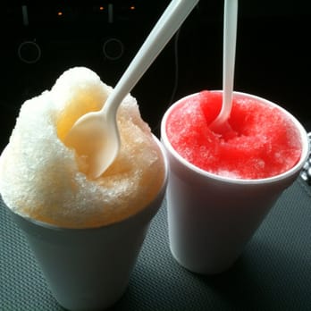 Bahama Mama’s Shaved Ice - These are both medium, Butter Beer on left and Cherry on right! - Shaved Ice Near Me - Cinco Ranch, Texas Bahama Mama’s Shaved Ice - These are both medium, Butter Beer on left and Cherry on right! - Shaved Ice Near Me - Cinco Ranch, Texas