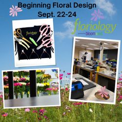 Floriology Institute - Join us for an in person floral design class. This class is all about the basics.