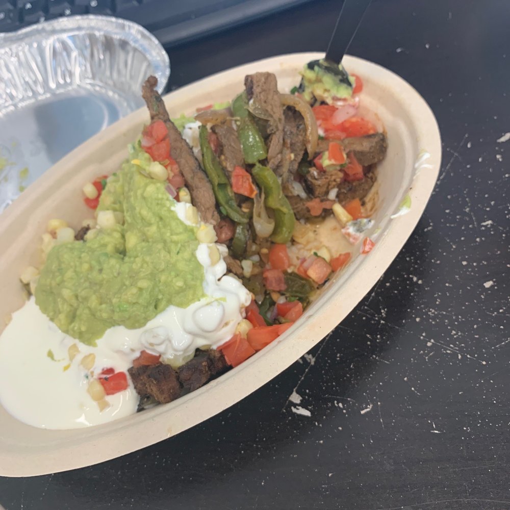Chipotle Mexican Grill - Barely any rice ( comparing to what I normally receive ) - Fast Food Near Me - Sammamish, Washington