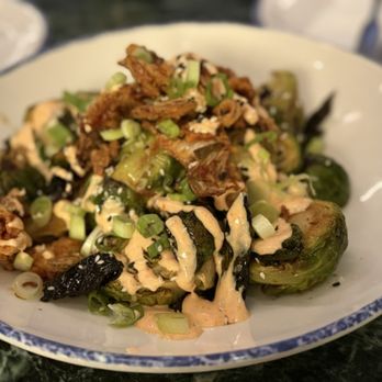 Rail Trail Flatbread - Brussels Sprouts special-delish - Bars Near Me - Milford, Massachusetts