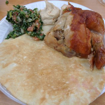 Zankou Chicken - My plate - I ate 1/4th of the family meal - Mediterranean Near Me - Anaheim, California Zankou Chicken - My plate - I ate 1/4th of the family meal - Mediterranean Near Me - Anaheim, California