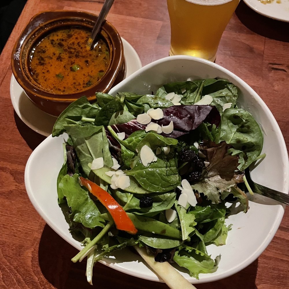 Gundruk Soup and Garden Salad