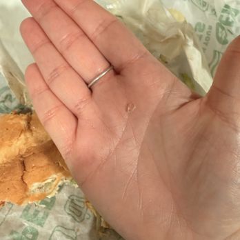 Subway - glass in Subway sandwich on 12/30 - Sandwiches Near Me - Escondido, California