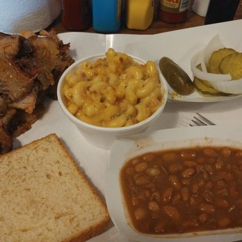Cooper's Old Time Pit Bar-B-Que - Brisket will sides - Barbeque Near Me - Austin, Texas