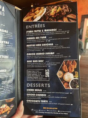 Menu photo 8 COPA St. Petersburg, FL