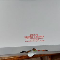 Big D's Donuts & Bagels - Donut box