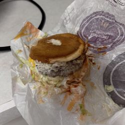 McDonald's - Supposed to be a double cheeseburger