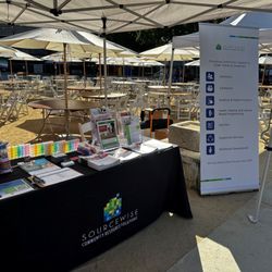 Sourcewise - Sourcewise at a community event.