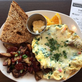 Modern Market Eatery - Sausage and Kale Scramble $7.50 - Breakfast & Brunch Near Me - Irving, Texas