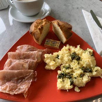 Raintree Bakery Coffeehouse - My breakfast was very good once you get past the Prosciutto. The pesto made fresh fresh it was my favorite part. - Bakeries Near Me - Honolulu, Hawaii