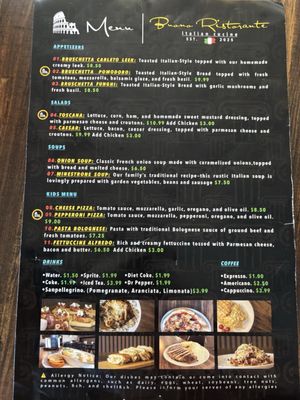 Menu photo 2 Buono Ristorante Sandy, UT