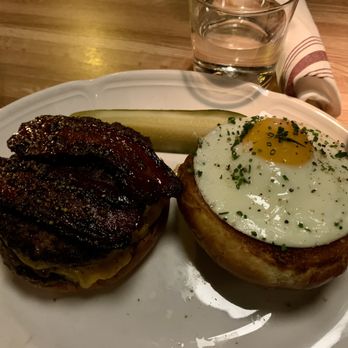 Au Cheval - Double Cheeseburger w/ fried egg and candied bacon - Bars Near Me - Chicago, Illinois