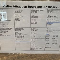 Omaha Visitor Information Center - Some places suggested to me to check out.