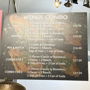 Halal Wings Plus - Menu 4/2026 - Burgers Near Me - San Francisco, California