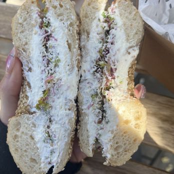 Hank's Bagels - Sesame + Sprouts + Cream Cheese - Coffee & Tea Near Me - Burbank, California Hank's Bagels - Sesame + Sprouts + Cream Cheese - Coffee & Tea Near Me - Burbank, California