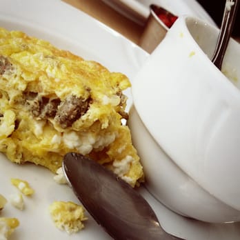 Peach's Restaurant - What's left of the Lamb Omelette with Grits - American Near Me - Chicago, Illinois