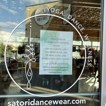Satori Dancewear - Front door - Women's Clothing Near Me - Reno, Nevada