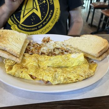 Fifth Avenue Taphouse - Ham & cheese omelette, hash browns and sourdough toast! - Salad Near Me - New Brighton, Pennsylvania Fifth Avenue Taphouse - Ham & cheese omelette, hash browns and sourdough toast! - Salad Near Me - New Brighton, Pennsylvania