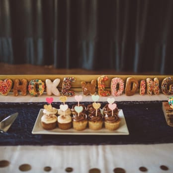 Master Donuts - They make letter donuts for only $1 each, so I had them make me letter donuts for my wedding dessert bar. *CUPCAKES NOT FROM THEM* - Donuts Near Me - Austin, Texas