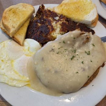 Midvale Mining Cafe & Catering - Country Fried Steak, hashbrowns, over-easy eggs & sourdough toast. - Breakfast & Brunch Near Me - Midvale, Utah Midvale Mining Cafe & Catering - Country Fried Steak, hashbrowns, over-easy eggs & sourdough toast. - Breakfast & Brunch Near Me - Midvale, Utah