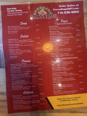 Menu photo 5 Forno Napoli Buffalo, NY