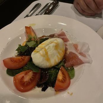 The River Palm Terrace - Burrata - needed more hot honey to give it flavor - Steakhouses Near Me - Edgewater, New Jersey The River Palm Terrace - Burrata - needed more hot honey to give it flavor - Steakhouses Near Me - Edgewater, New Jersey