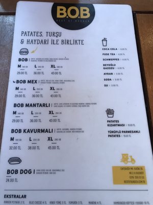 Menu photo 1 BOB Istanbul, 34