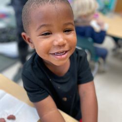 Country Village Preschool & Kindergarten - Lunchtime smiles