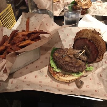 Bareburger - Hell's Kitchen - Build Your Own Barest Burger Sweet Fries - Burgers Near Me - New York, New York Bareburger - Hell's Kitchen - Build Your Own Barest Burger Sweet Fries - Burgers Near Me - New York, New York