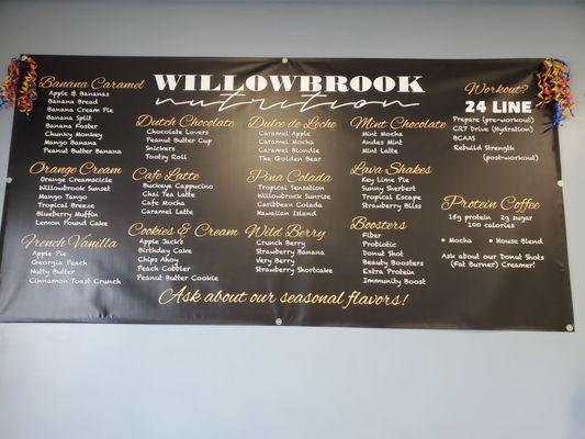 Menu photo 3 Willowbrook Nutrition Huntsville, AL Menu photo 3 Willowbrook Nutrition Huntsville, AL