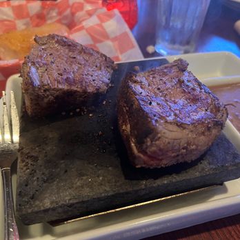 Rays Italian Bistro - Filet on a Roc - starting to cook. - Italian Near Me - Midland, Texas