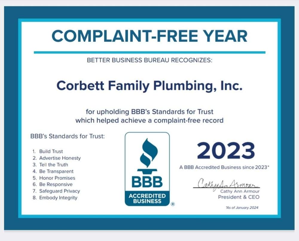 Slide of Corbett Family Plumbing