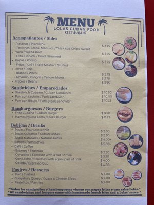 Menu photo 8 Lolas Cuban Food Fort Worth, TX Menu photo 8 Lolas Cuban Food Fort Worth, TX