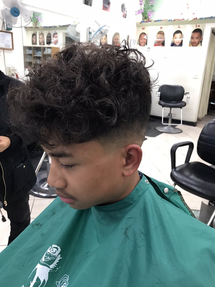 Skin Fade With A Perm Yelp