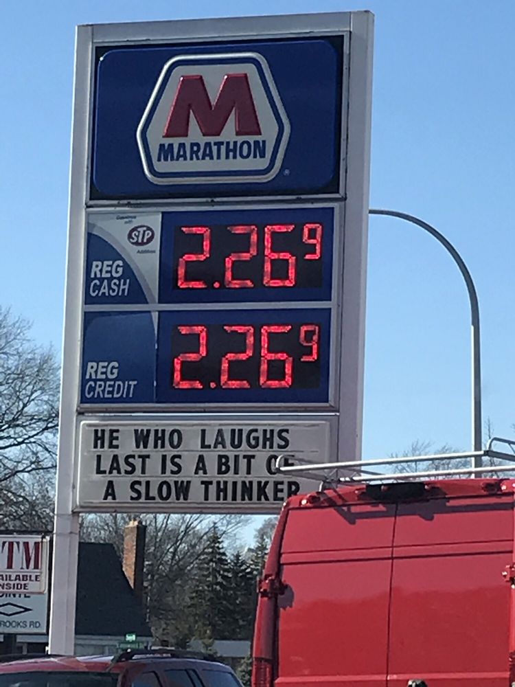 MARATHON Updated October 2024 1708 Crooks Rd and 12, Royal Oak