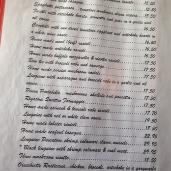 Benito One - Part of the pasta menu - Italian Near Me - New York, New York