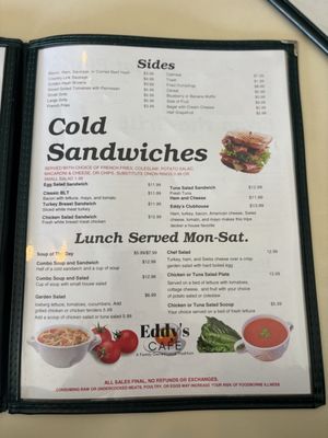 Menu photo 1 Eddy's Cafe Virginia Beach, VA